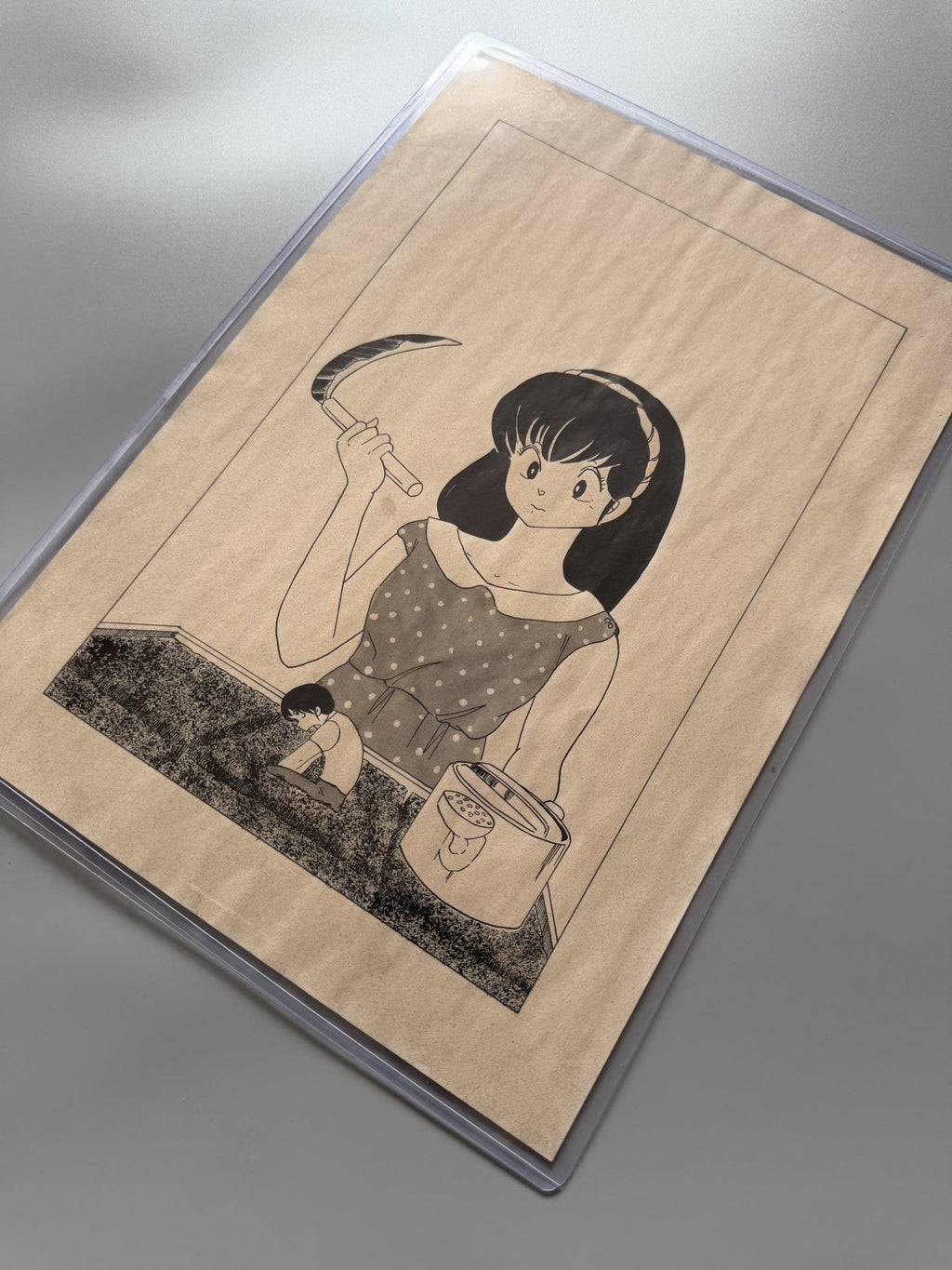 Black backing board and protective packaging of Maison Ikkoku Scene
