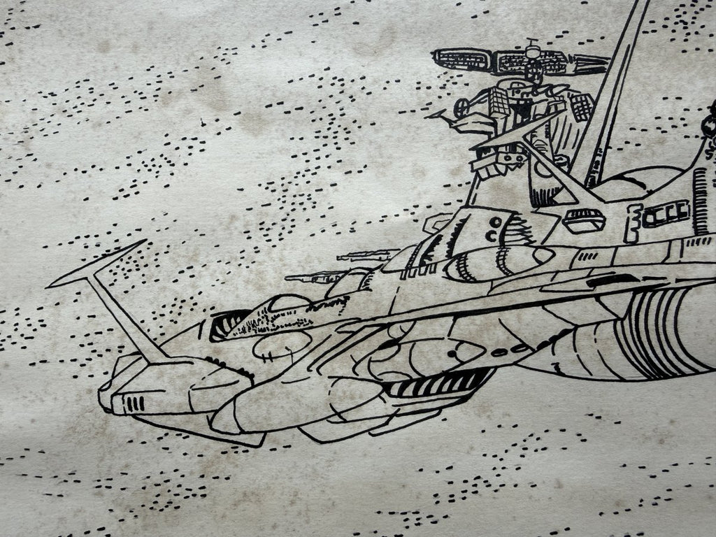 Detail view 6 of Galaxy Express 999 Scene | Showa Era Manga Art