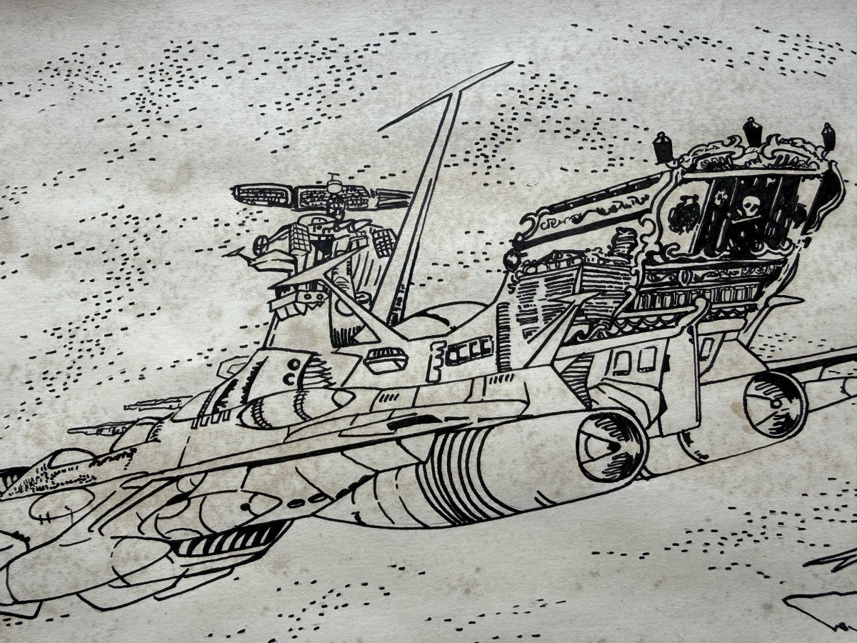 Detail view 7 of Galaxy Express 999 Scene | Showa Era Manga Art