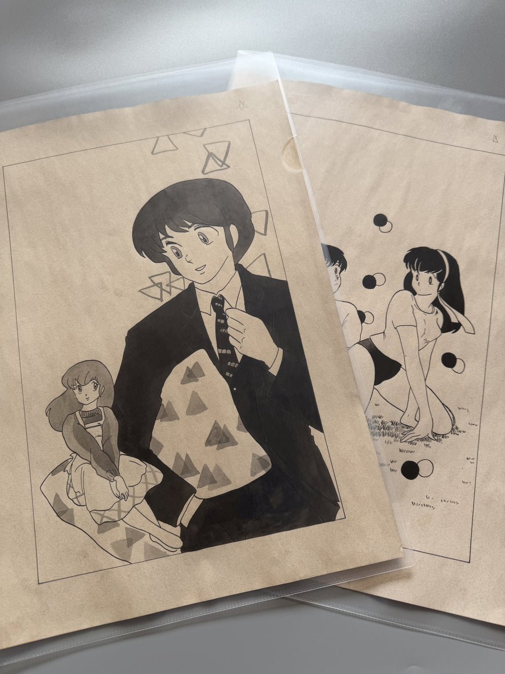 Black backing board and protective packaging of Maison Ikkoku Scene