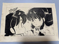 Rumiko Takahashi Ranma Scene | Douga-Style Hand-Drawn Vintage Manga Art