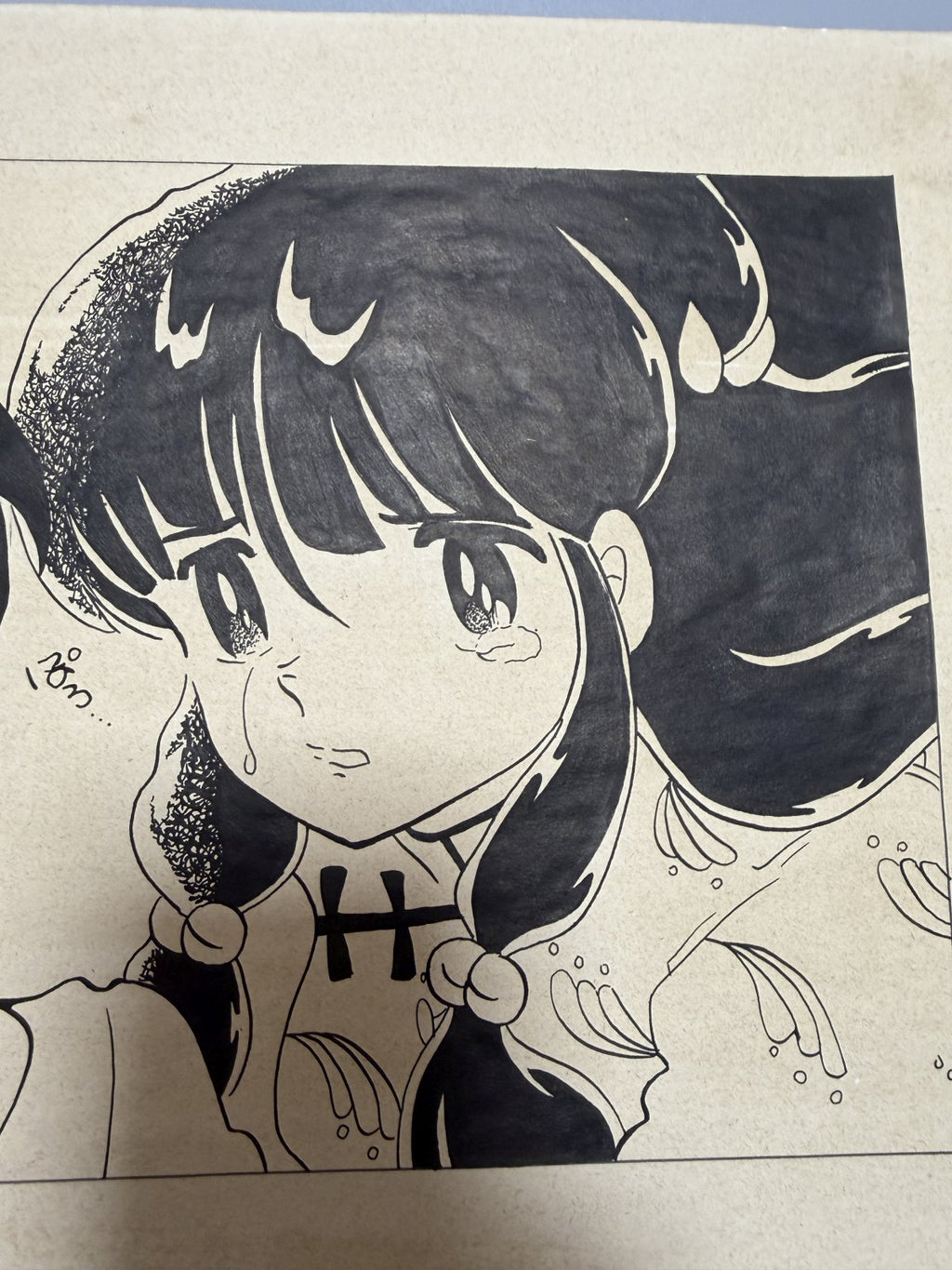Full scene view of Ranma Scene | Vintage Manga Reproduction