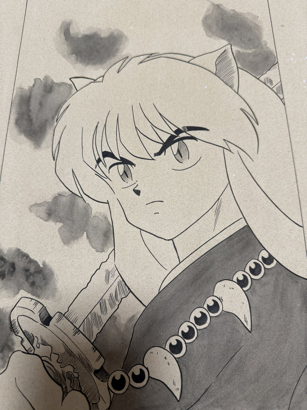 Detail view 14 of Inuyasha Scene | Showa Era Manga Art