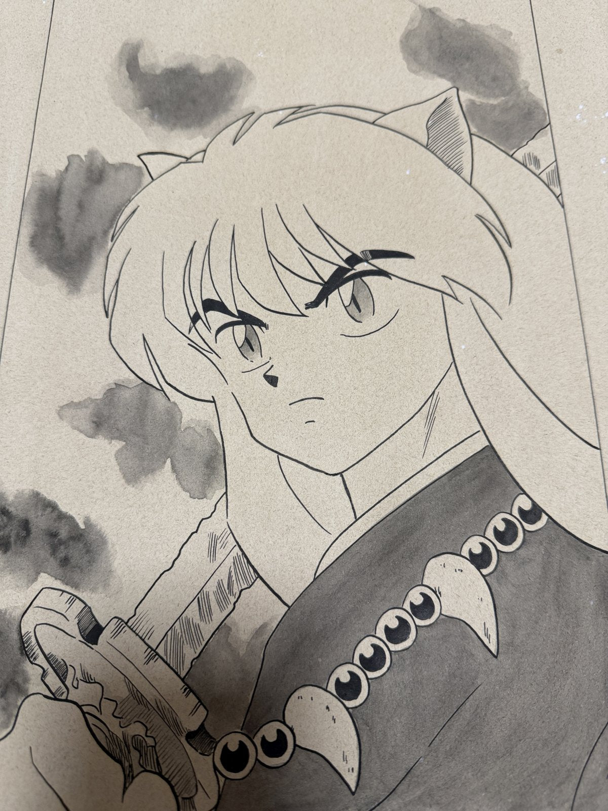 Detail view 14 of Inuyasha Scene | Showa Era Manga Art