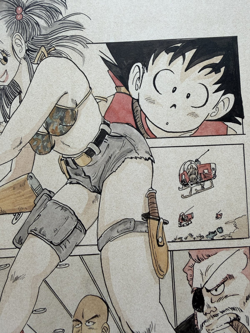 Dialogue balloons and text detail from Goku Scene Piccolo Scene