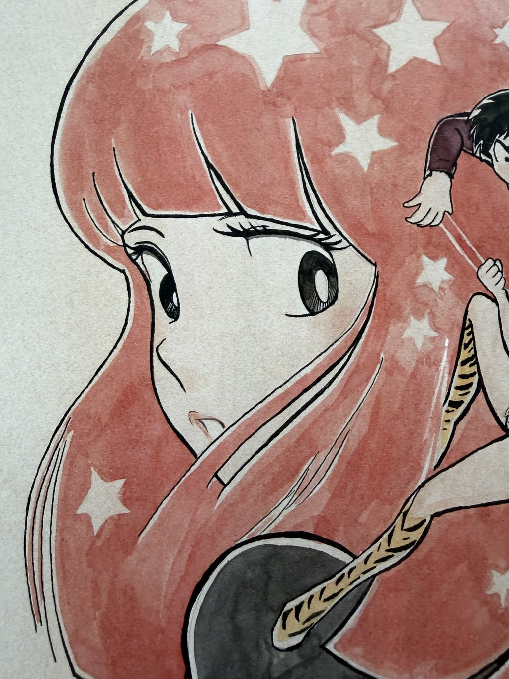 Black backing board and protective packaging of Urusei Yatsura Scene