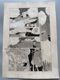 Leiji Matsumoto Galaxy Express 999 Scene | Douga-Style Hand-Drawn Vintage Manga Art