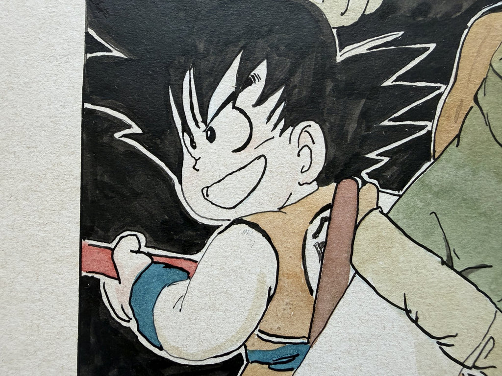 Black backing board and protective packaging of Dragon Ball Scene