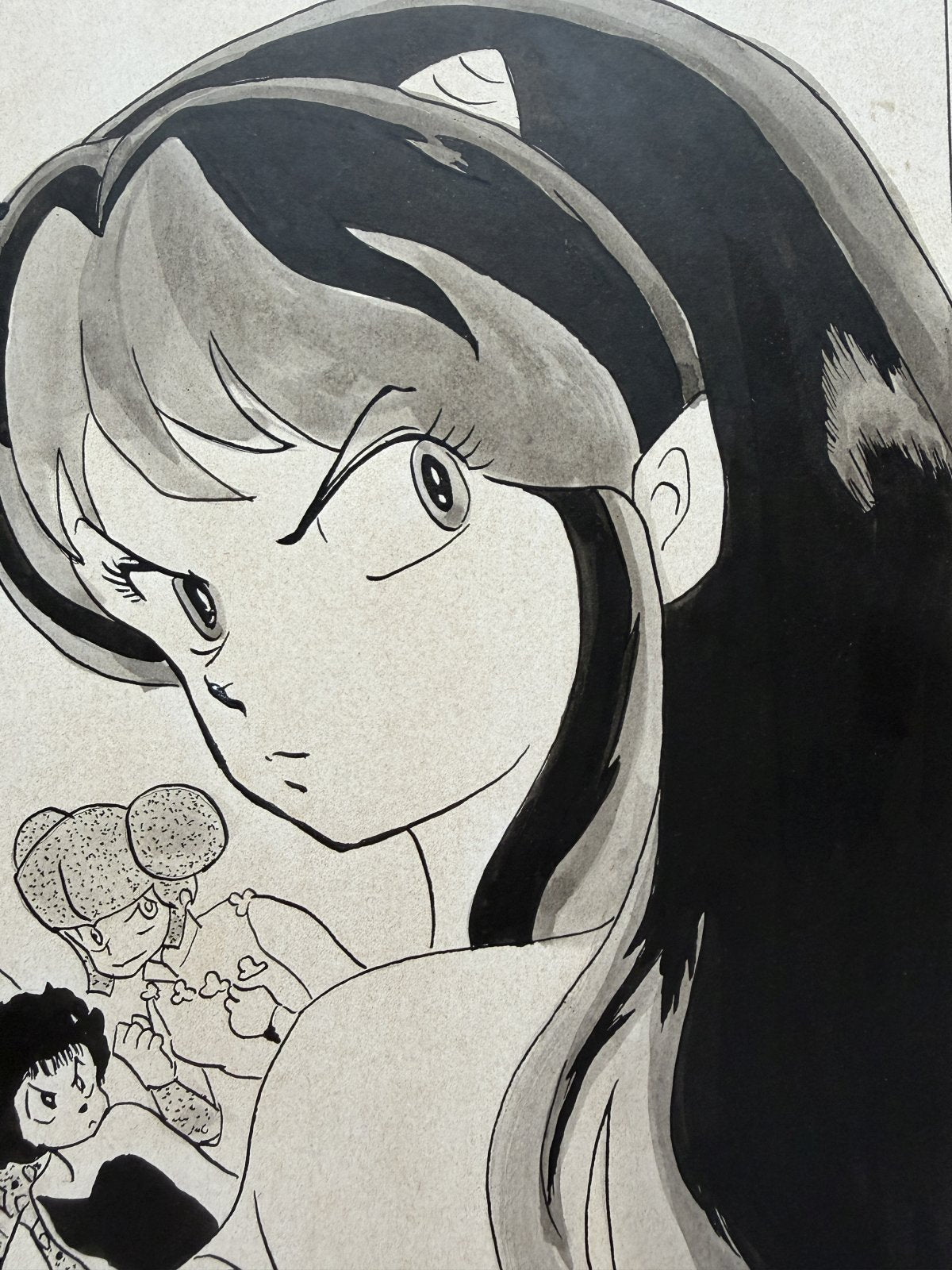 Full scene view of Urusei Yatsura Scene | Vintage Manga Reproduction
