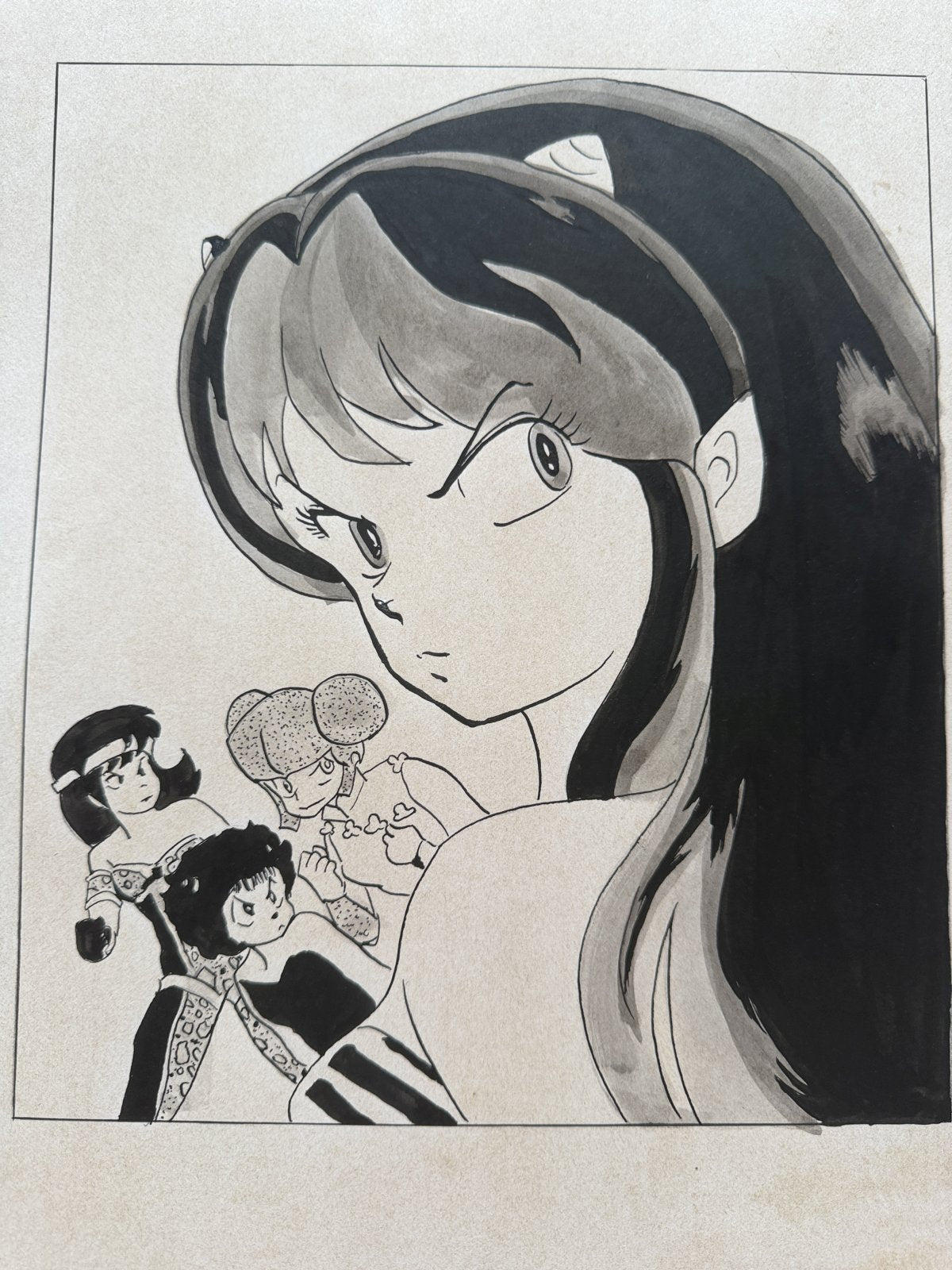 Dialogue balloons and text detail from Urusei Yatsura Scene