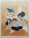Rumiko Takahashi Urusei Yatsura Scene | Douga-Style Hand-Drawn Vintage Manga Art