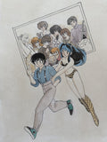 Rumiko Takahashi Urusei Yatsura Scene | Douga-Style Hand-Drawn Vintage Manga Art