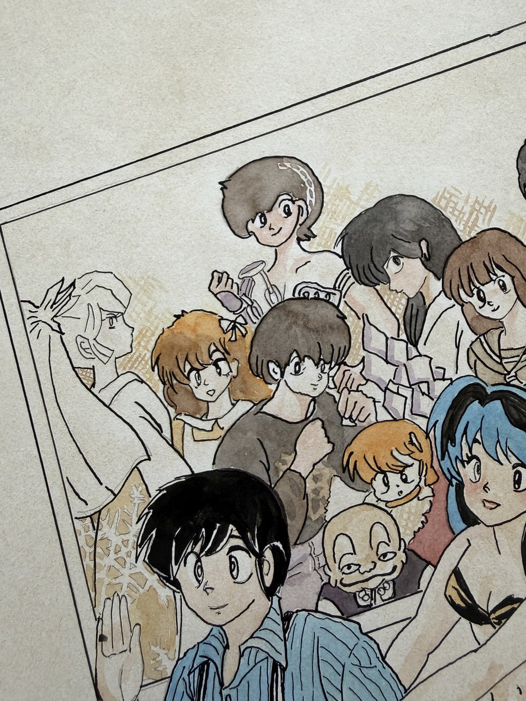 Dialogue balloons and text detail from Urusei Yatsura Scene