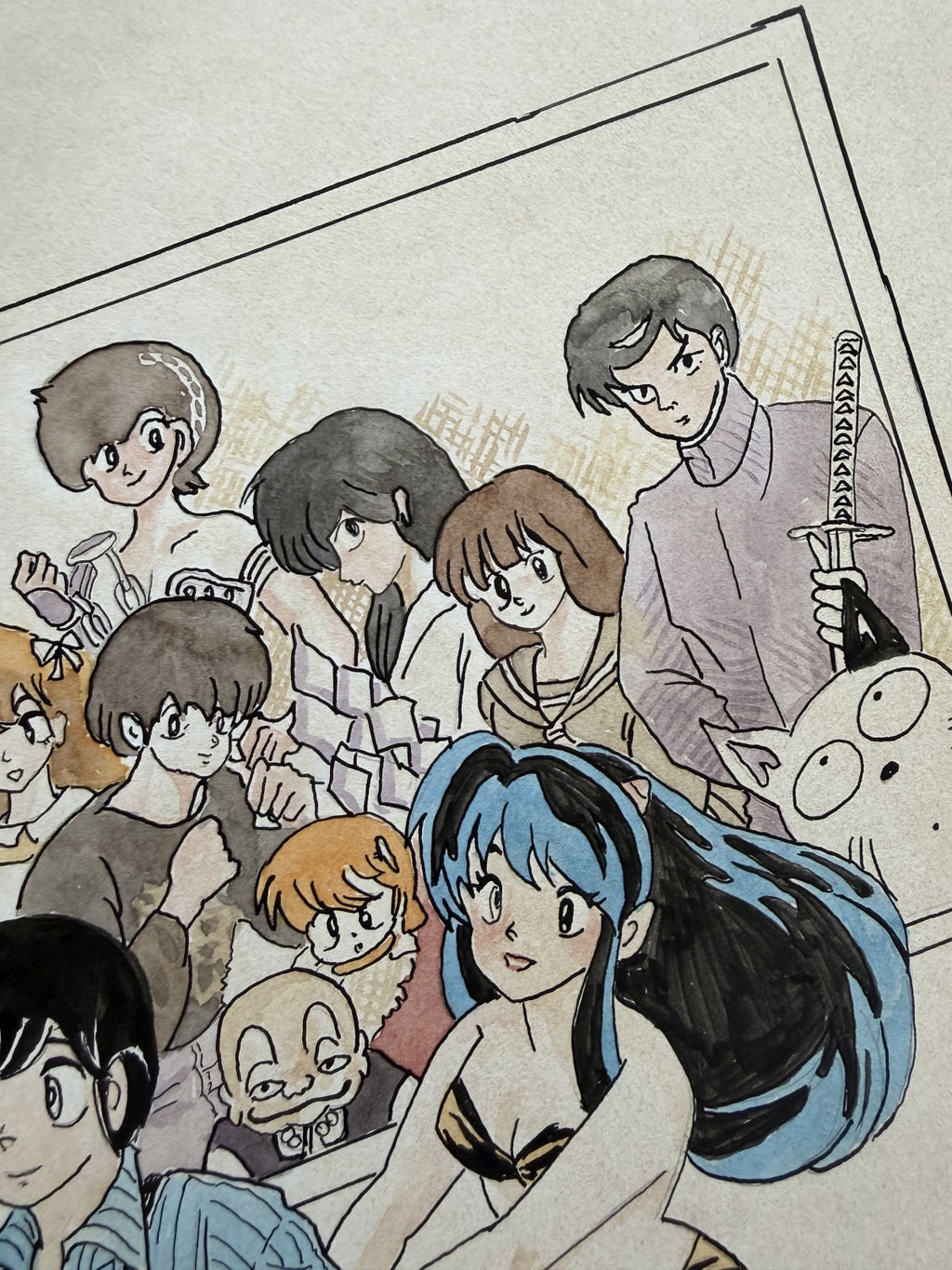Detail view 6 of Urusei Yatsura Scene | Showa Era Manga Art