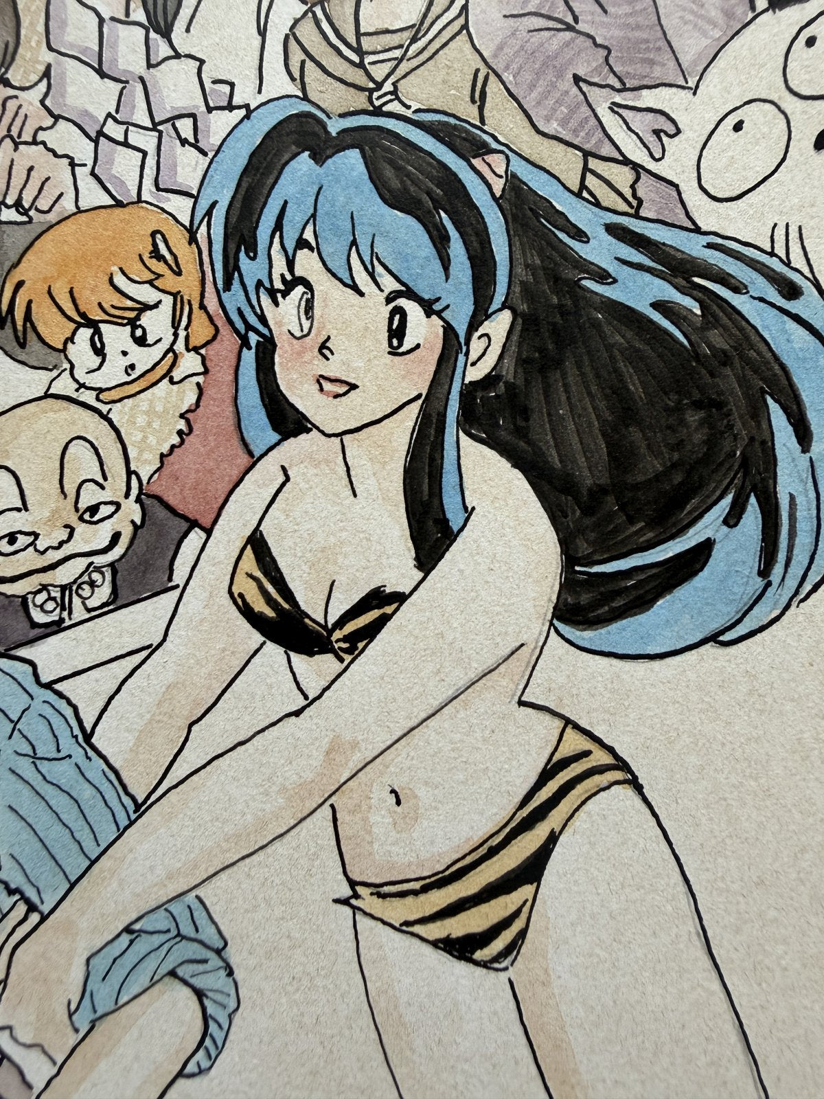 Detail view 8 of Urusei Yatsura Scene | Showa Era Manga Art