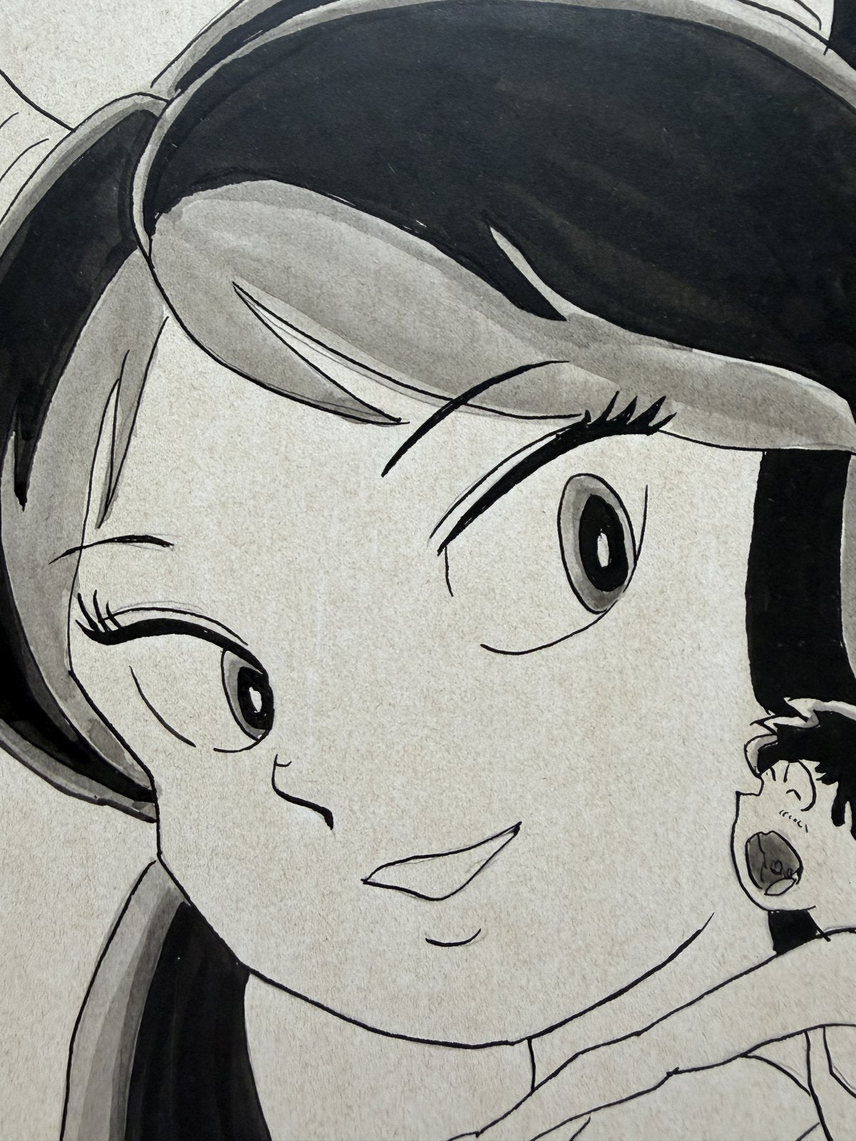 Full scene view of Urusei Yatsura Scene | Vintage Manga Reproduction