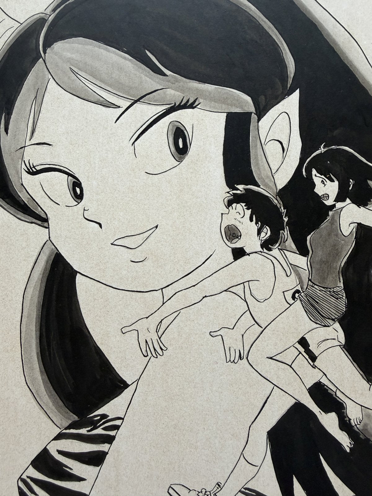 Dialogue balloons and text detail from Urusei Yatsura Scene