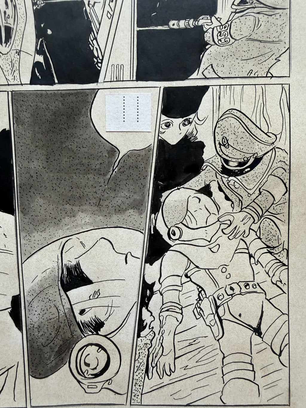 Detail view 7 of Galaxy Express 999 Scene | Showa Era Manga Art