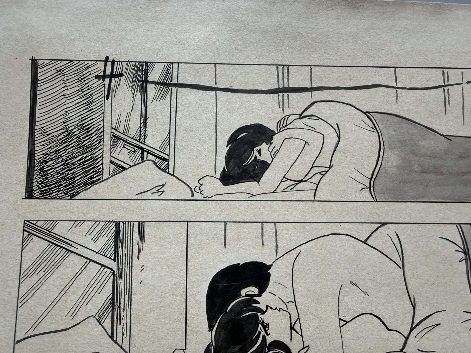 Dialogue balloons and text detail from Maison Ikkoku Scene