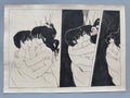 Rumiko Takahashi Maison Ikkoku Scene | Douga-Style Hand-Drawn Vintage Manga Art