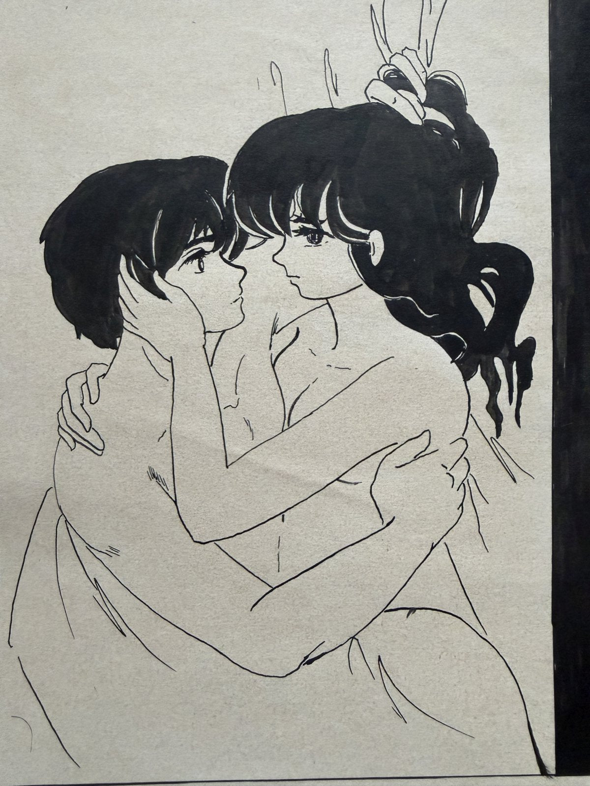 Full scene view of Maison Ikkoku Scene | Vintage Manga Reproduction