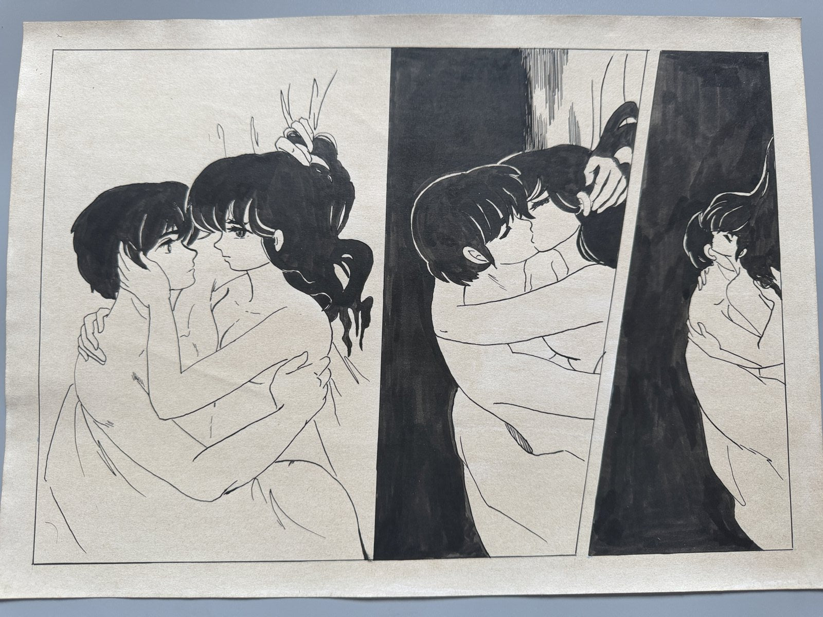 Black backing board and protective packaging of Maison Ikkoku Scene
