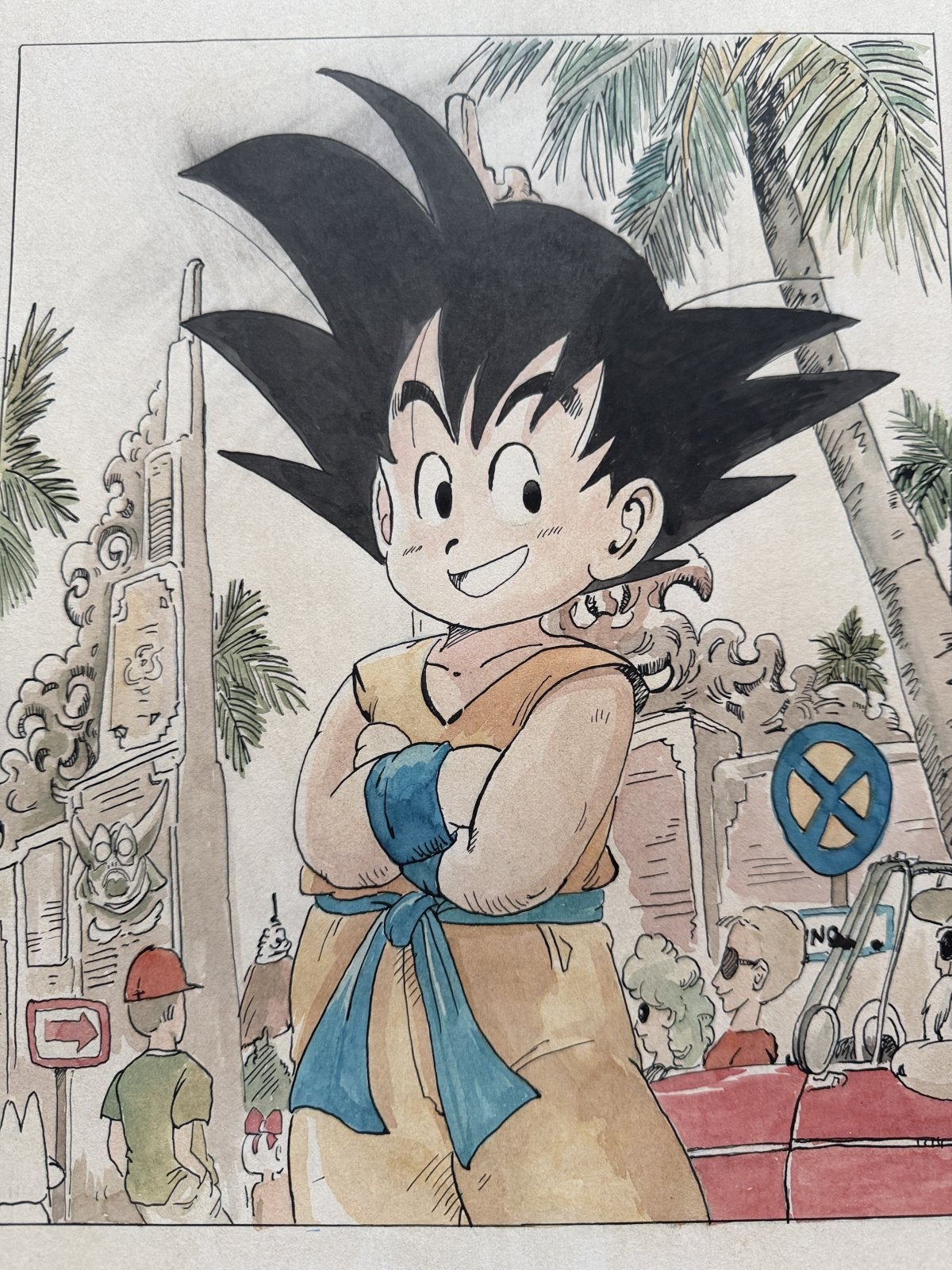 Detail view 6 of Dragon Ball Scene | Showa Era Manga Art
