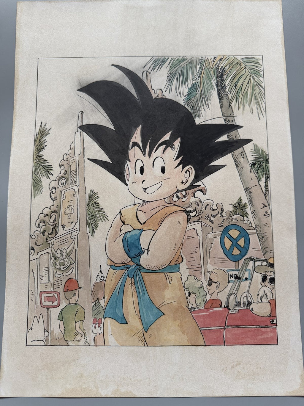 Detail view 7 of Dragon Ball Scene | Showa Era Manga Art