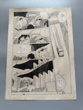 Leiji Matsumoto Galaxy Express 999 Scene | Douga-Style Hand-Drawn Vintage Manga Art
