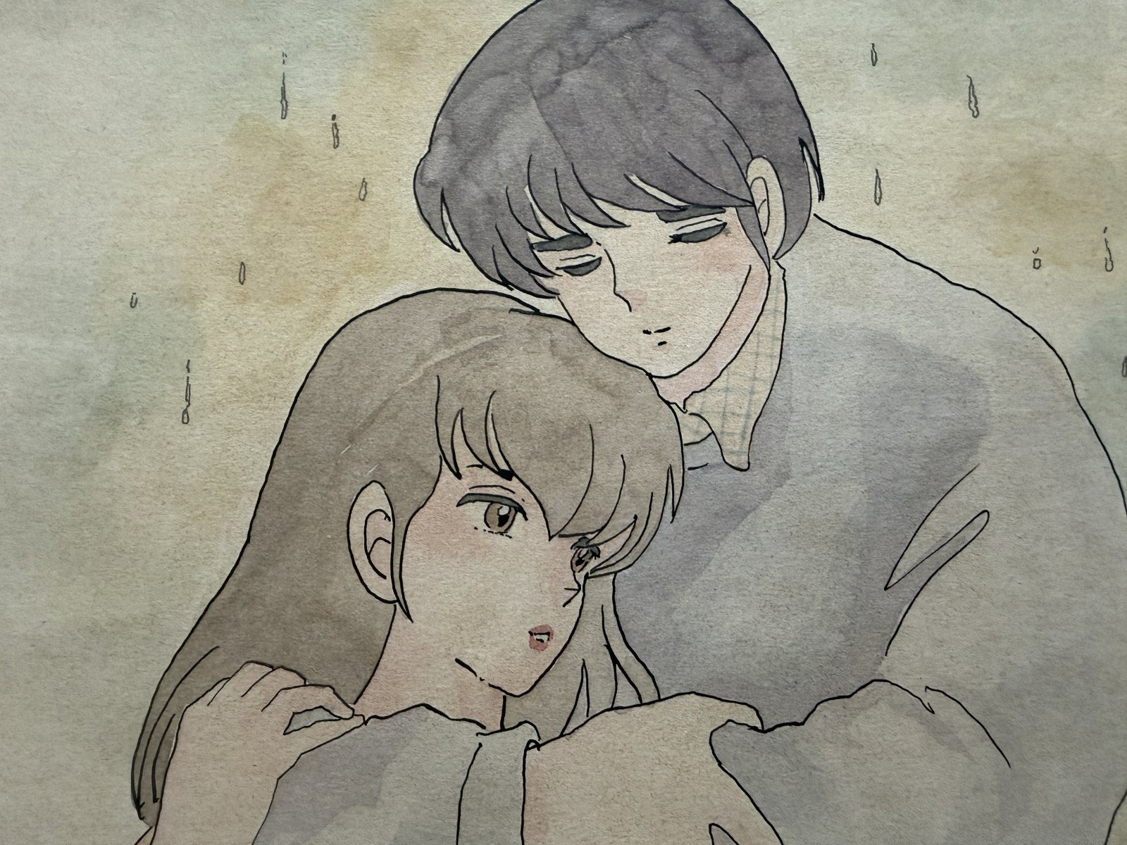 Full scene view of Maison Ikkoku Scene | Vintage Manga Reproduction
