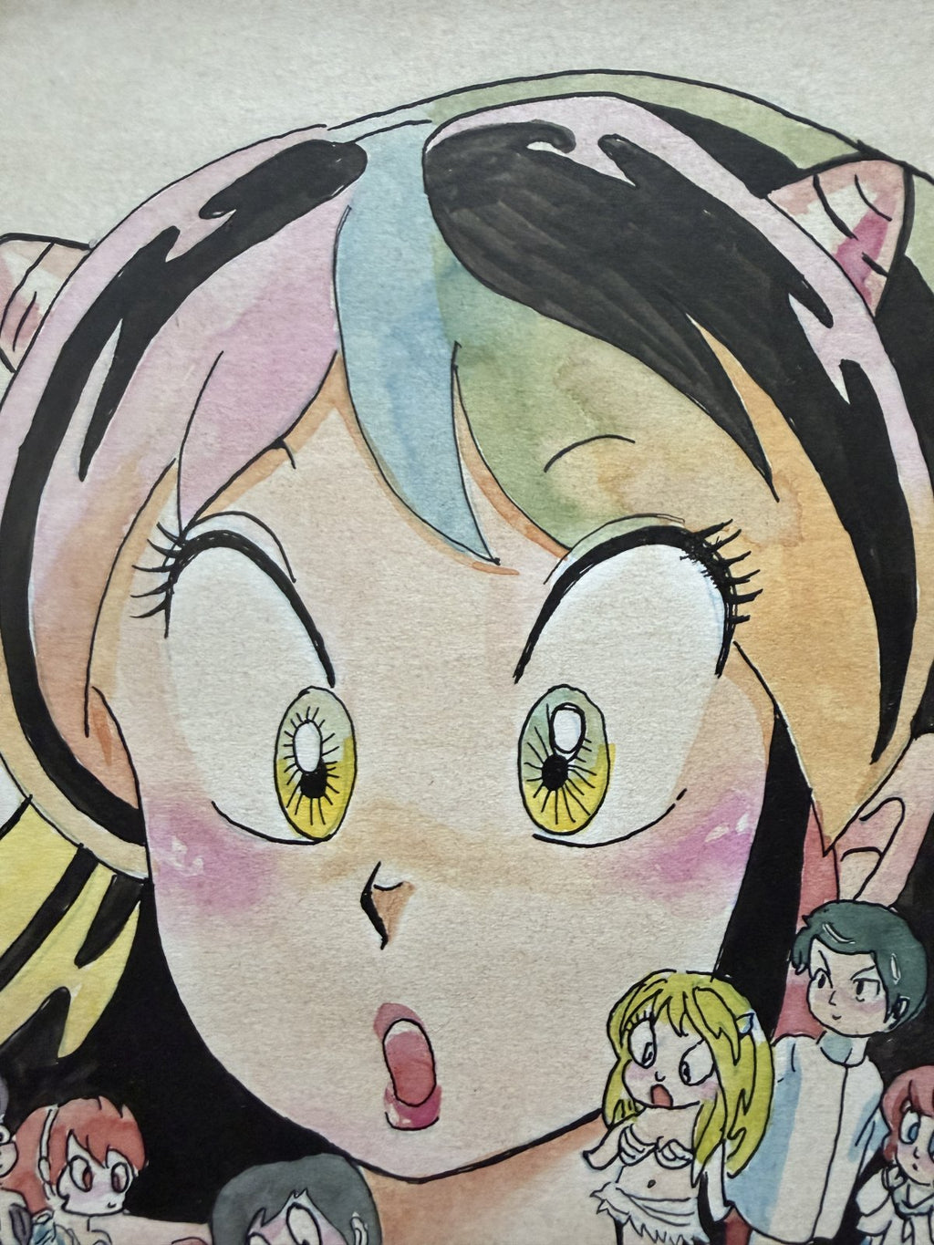 Dialogue balloons and text detail from Urusei Yatsura Scene
