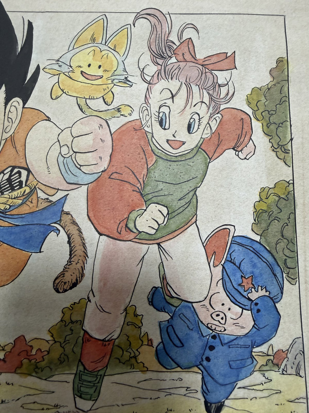 Detail view 7 of Dragon Ball Scene | Showa Era Manga Art