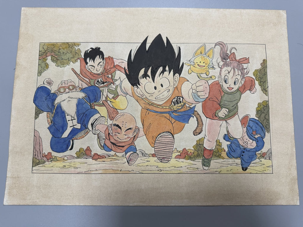 Black backing board and protective packaging of Dragon Ball Scene