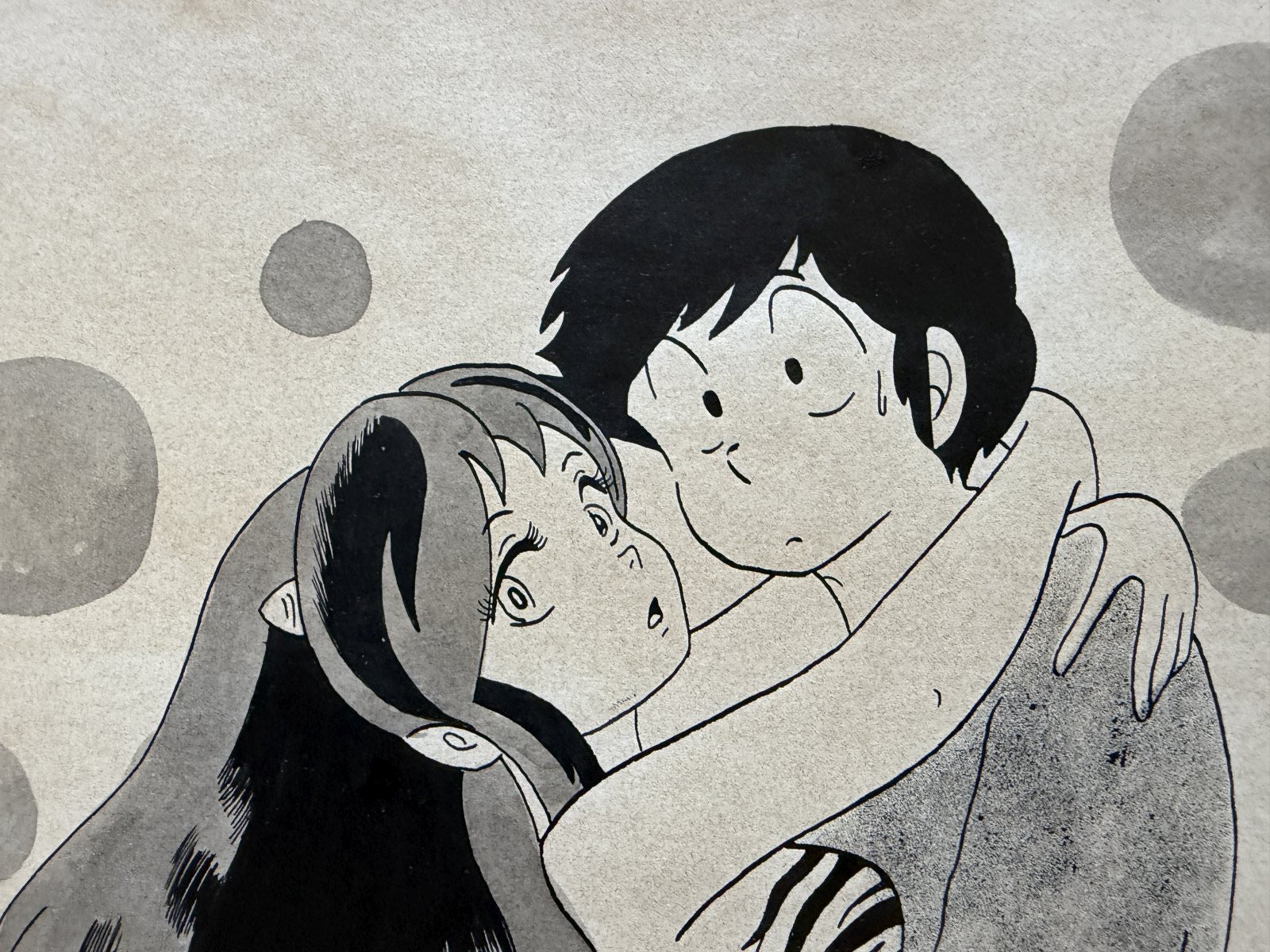 Full scene view of Urusei Yatsura Scene | Vintage Manga Reproduction
