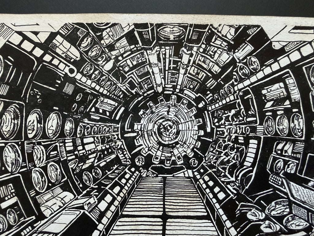 Detail view 6 of Galaxy Express 999 Scene | Showa Era Manga Art