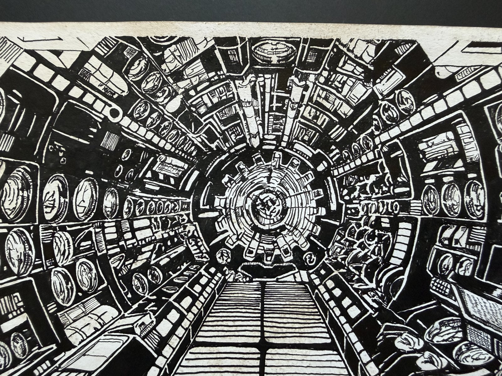Detail view 6 of Galaxy Express 999 Scene | Showa Era Manga Art