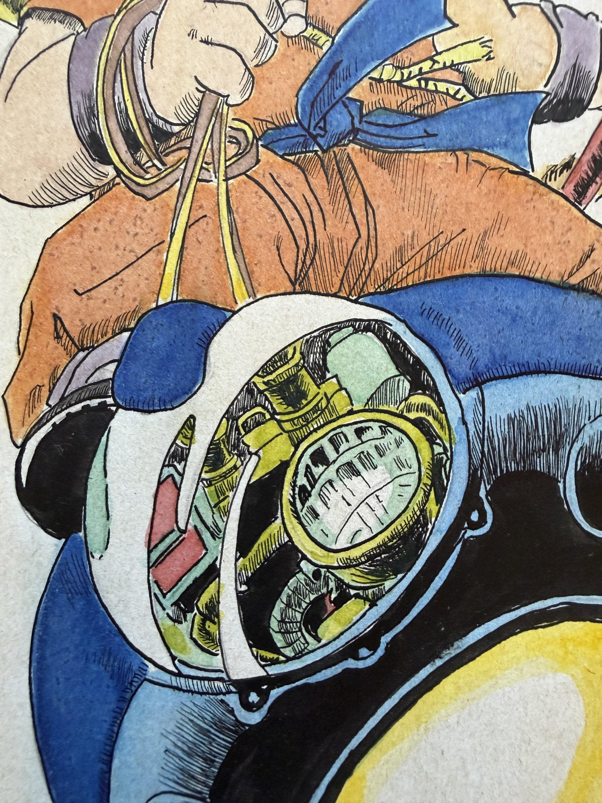 Detail view 7 of Dragon Ball Scene | Showa Era Manga Art