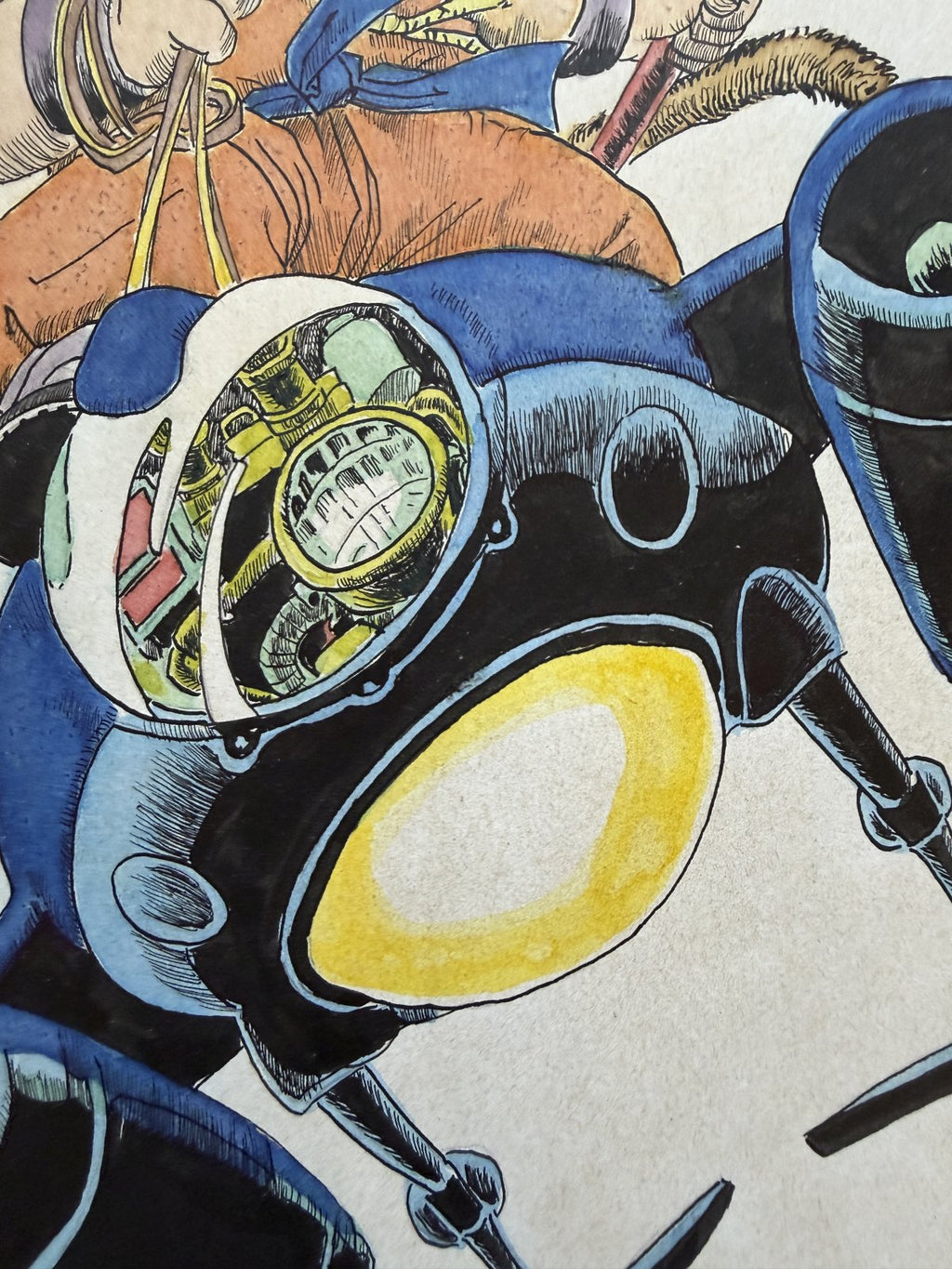 Detail view 8 of Dragon Ball Scene | Showa Era Manga Art