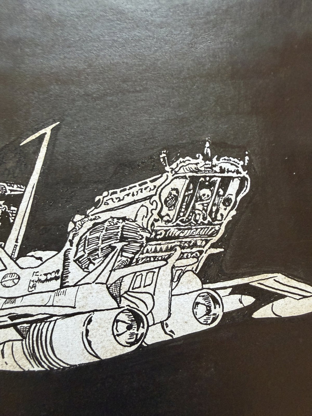 Detail view 7 of Galaxy Express 999 Scene | Showa Era Manga Art