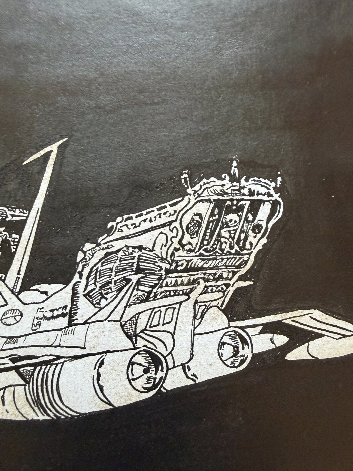 Detail view 7 of Galaxy Express 999 Scene | Showa Era Manga Art