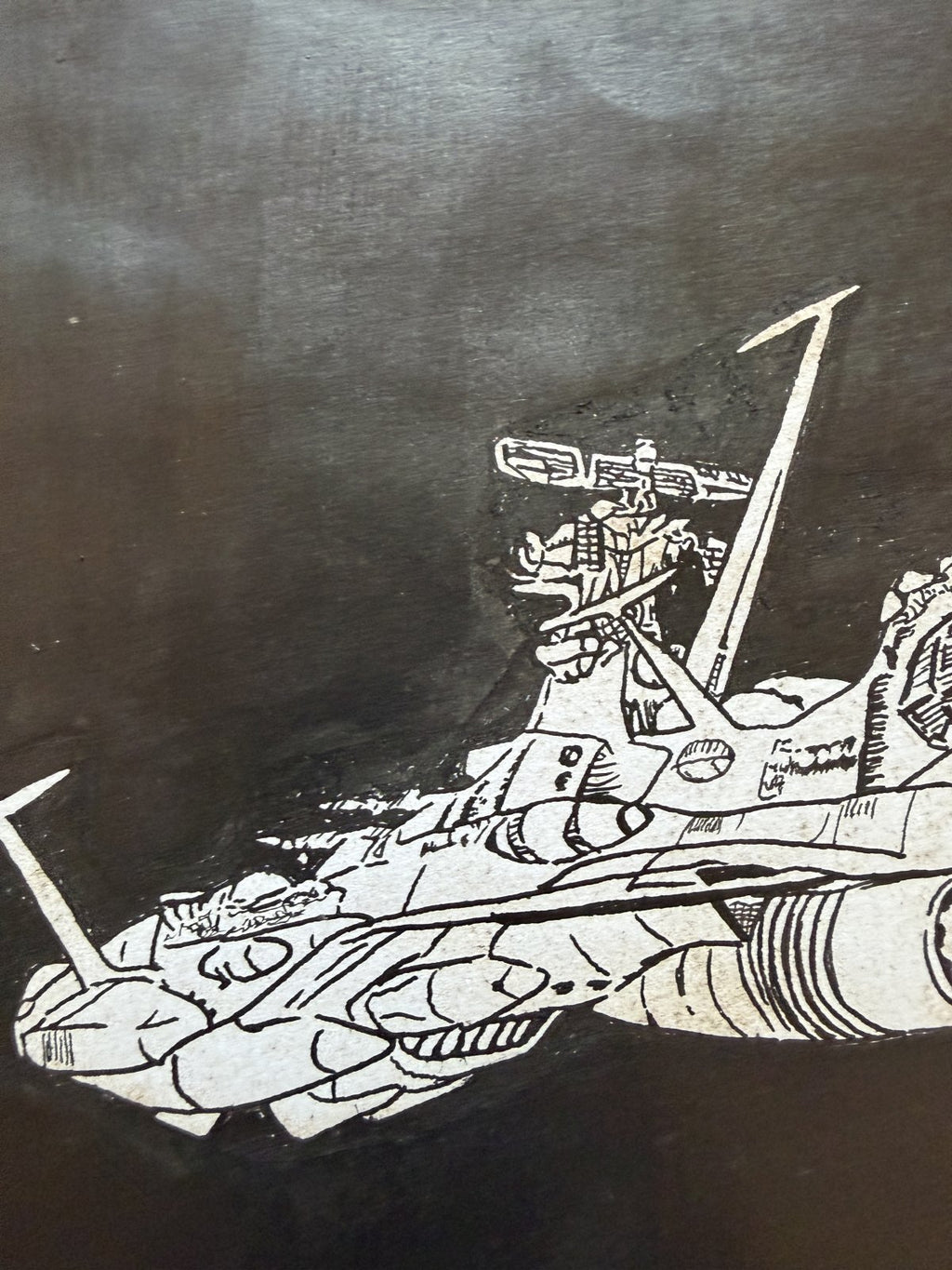 Detail view 8 of Galaxy Express 999 Scene | Showa Era Manga Art