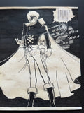Leiji Matsumoto Galaxy Express 999 Scene | Douga-Style Hand-Drawn Vintage Manga Art