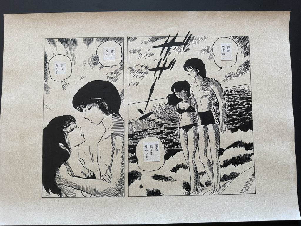 Black backing board and protective packaging of Maison Ikkoku Scene