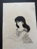 Rumiko Takahashi Maison Ikkoku Scene | Douga-Style Hand-Drawn Vintage Manga Art