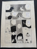 Leiji Matsumoto Galaxy Express 999 Scene | Douga-Style Hand-Drawn Vintage Manga Art