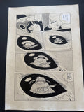 Leiji Matsumoto Galaxy Express 999 Scene | Douga-Style Hand-Drawn Vintage Manga Art
