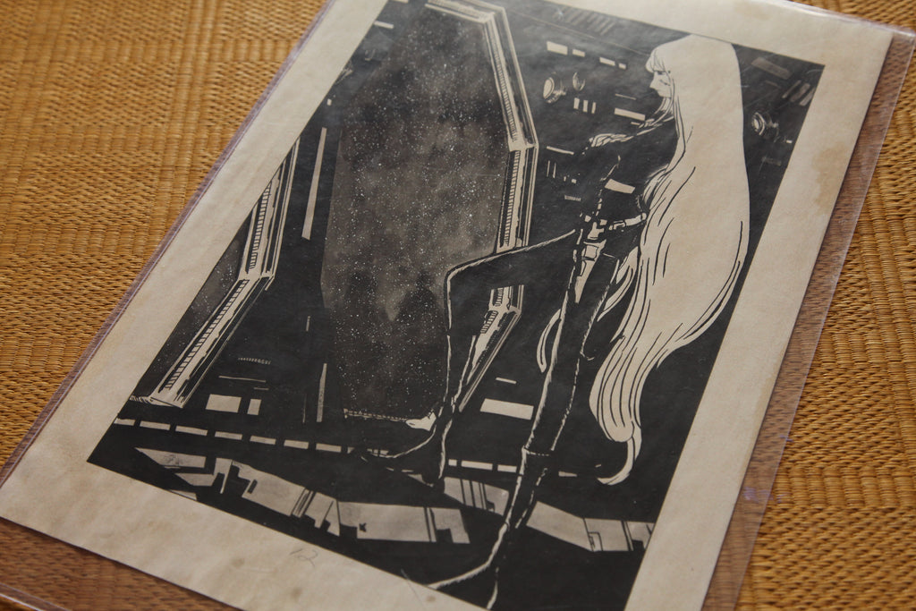 Detail view 10 of Maetel Portrait | Showa Era Manga Art