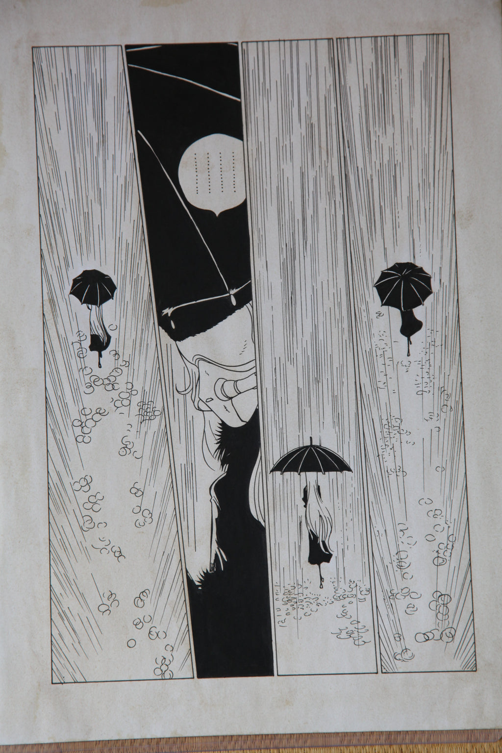 Full scene view of Maetel Portrait | Vintage Manga Reproduction