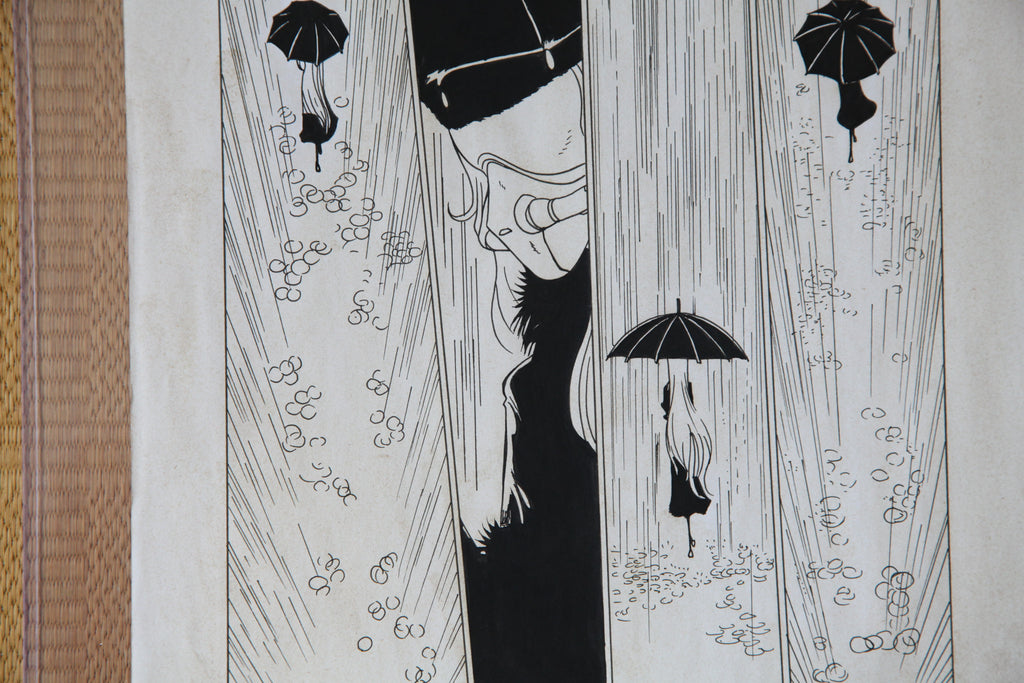 Detail view 6 of Maetel Portrait | Showa Era Manga Art