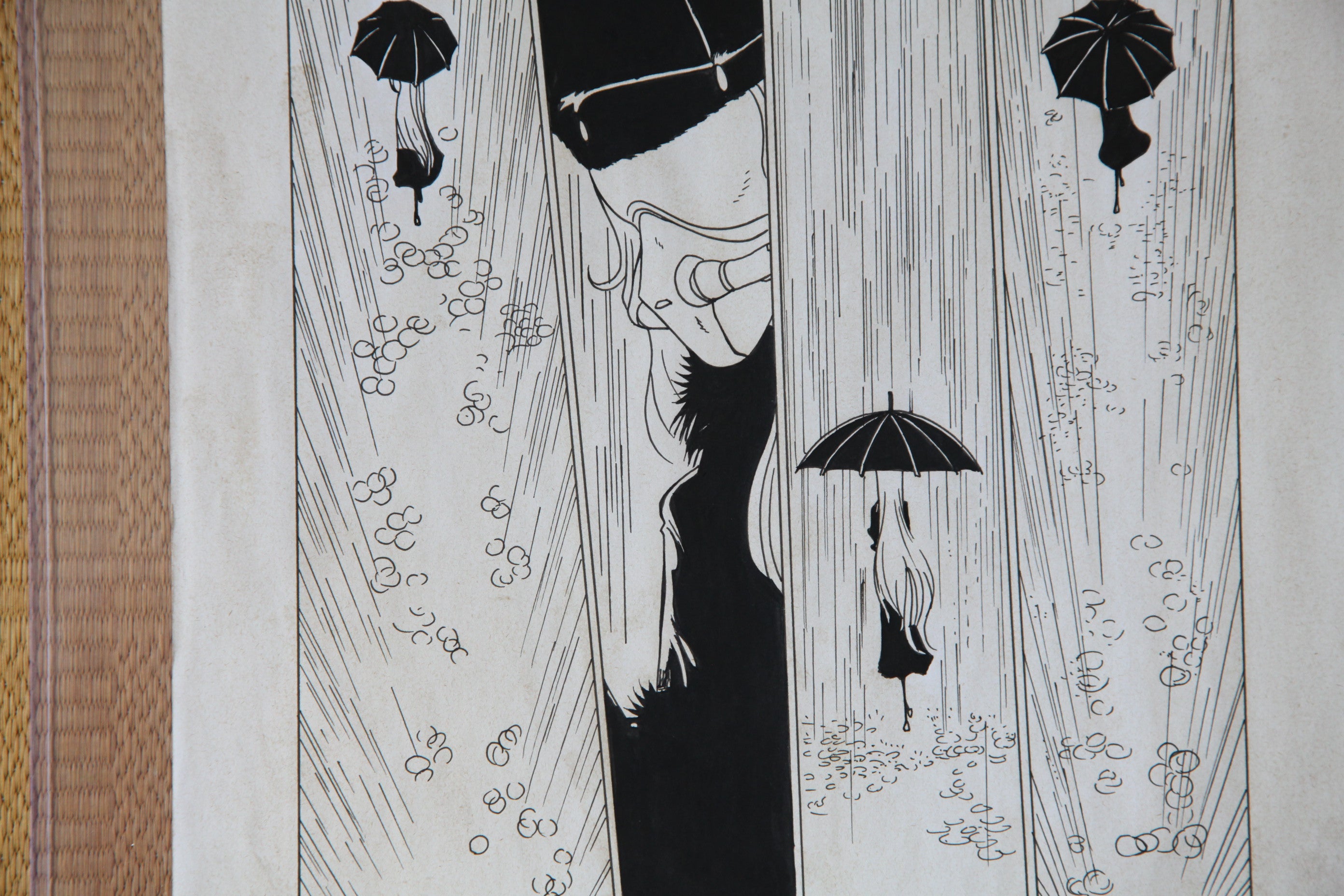 Detail view 6 of Maetel Portrait | Showa Era Manga Art